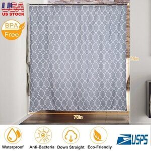 Shower Curtain Waterproof 70x70” Inches Bathroom Shower Drape Liner Print